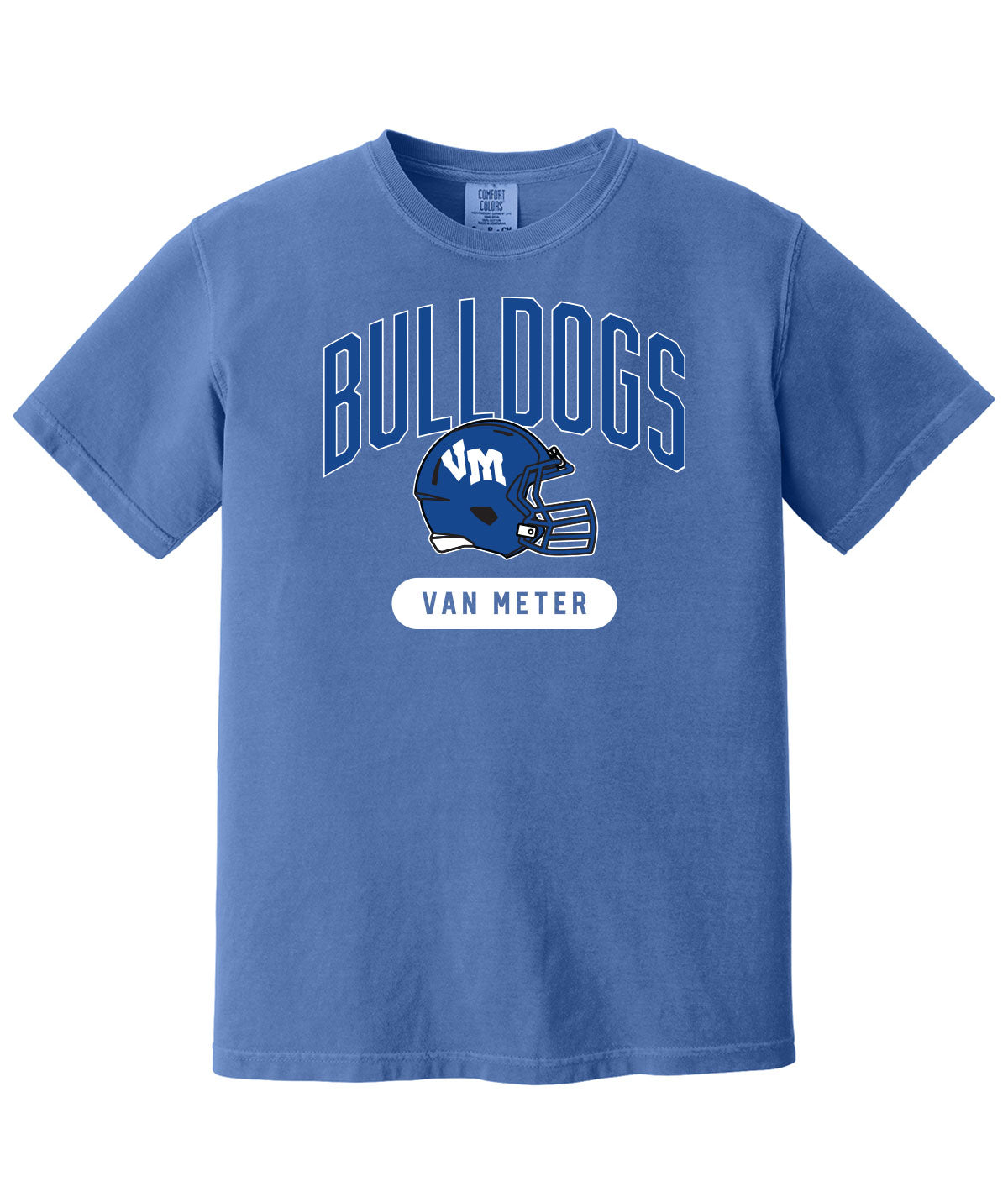 Bulldogs Football Comfort Colors Tee