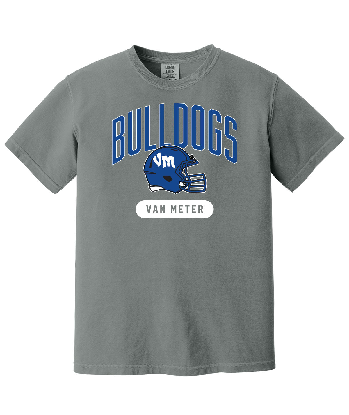 Bulldogs Football Comfort Colors Tee