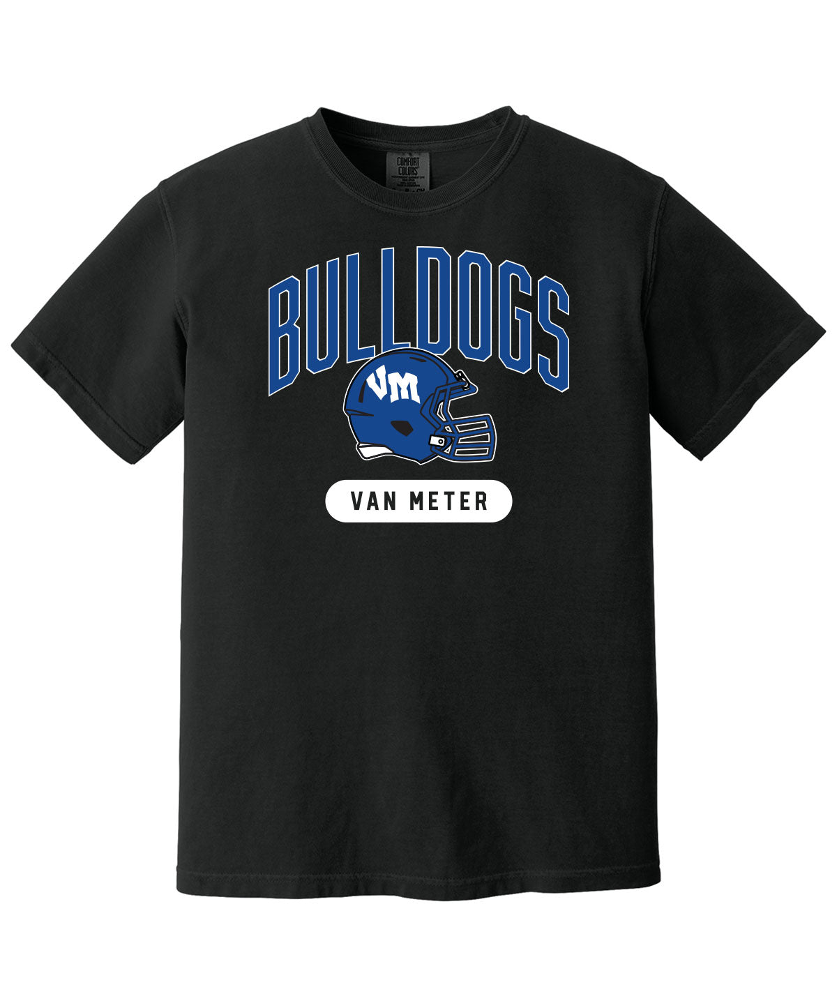 Bulldogs Football Comfort Colors Tee
