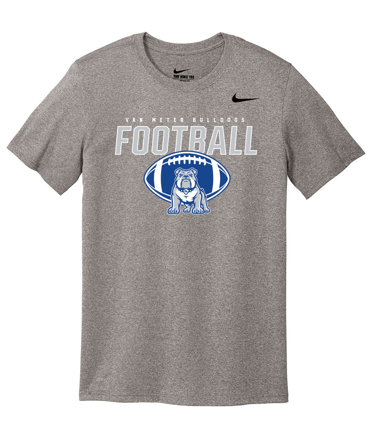 Van Meter Bulldogs Football Nike Legend Tee