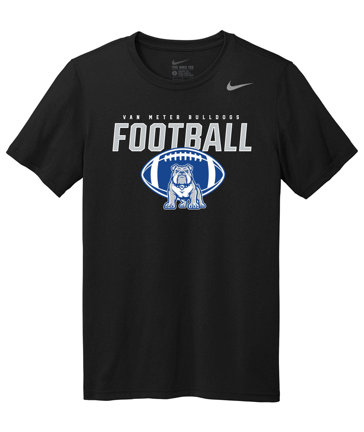 Van Meter Bulldogs Football Nike Legend Tee