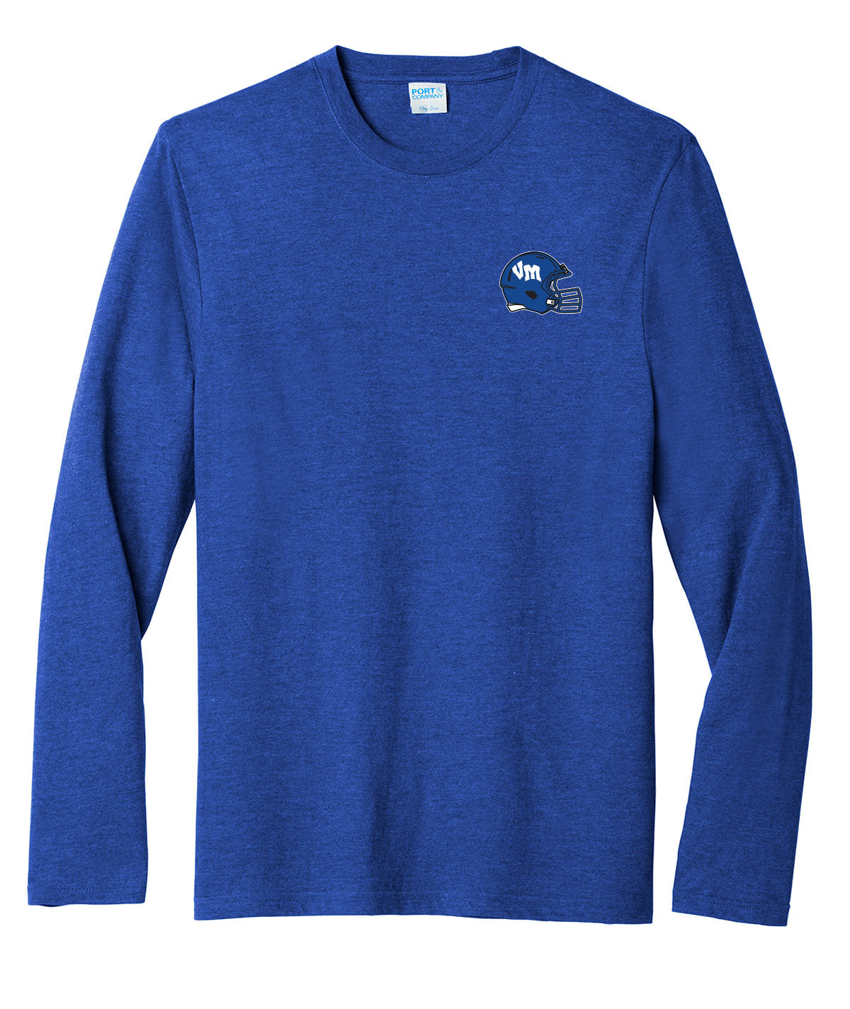 Van Meter Helmet Football Long-Sleeve Soft-Style Tee