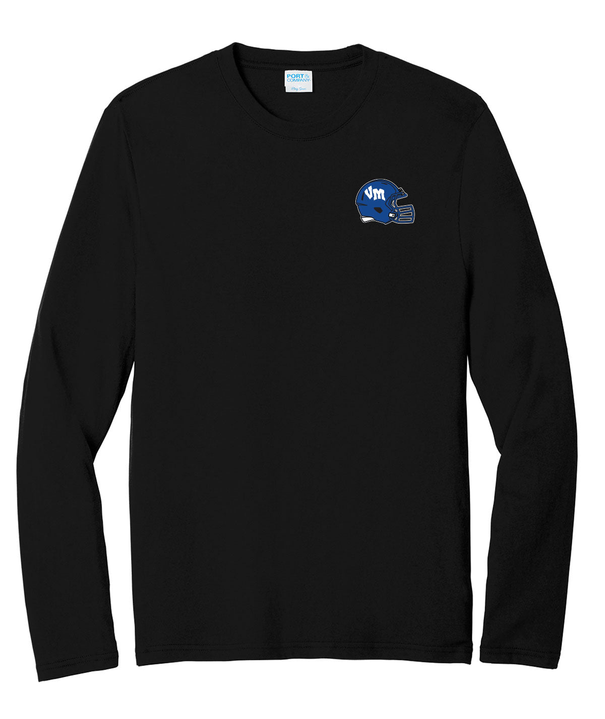 Van Meter Helmet Football Long-Sleeve Soft-Style Tee